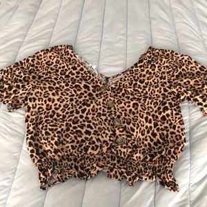 Cheetah print top